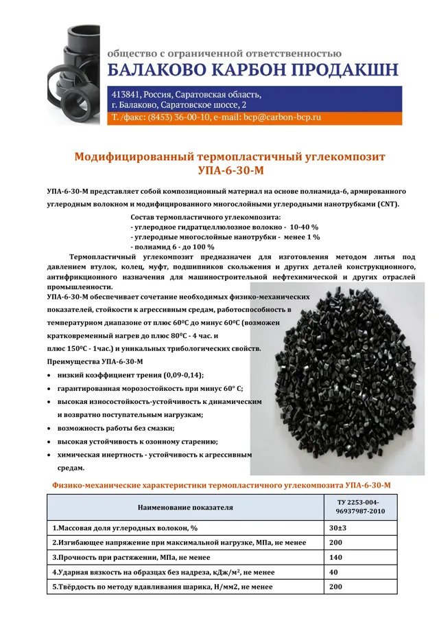 Композиционный материал УПА-6-30-М