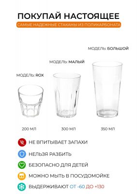Стаканы из поликарбоната